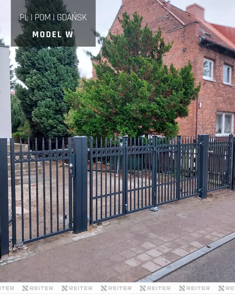 Brama składana harmonijkowa styl klasyczny Bytów