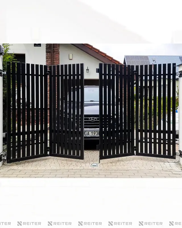1 3 kosakowo nowoczesna realizacja ogrodzenia brama harmonijkowa