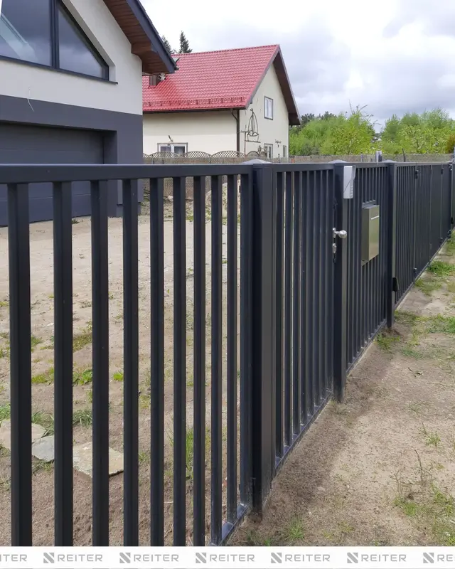 Brama harmonijkowa - skladna, ogrodzenie pionowe, gdynia wiczlino 3
