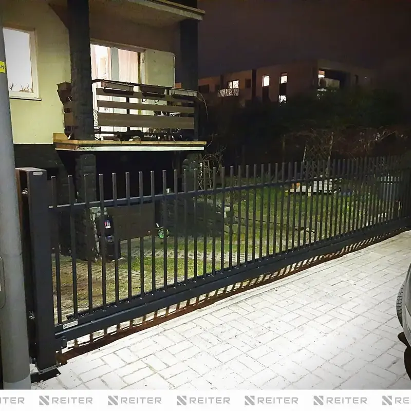 Brama przesuwna klasyczna, z montazem i automatyka - Gdansk, Osowa 1