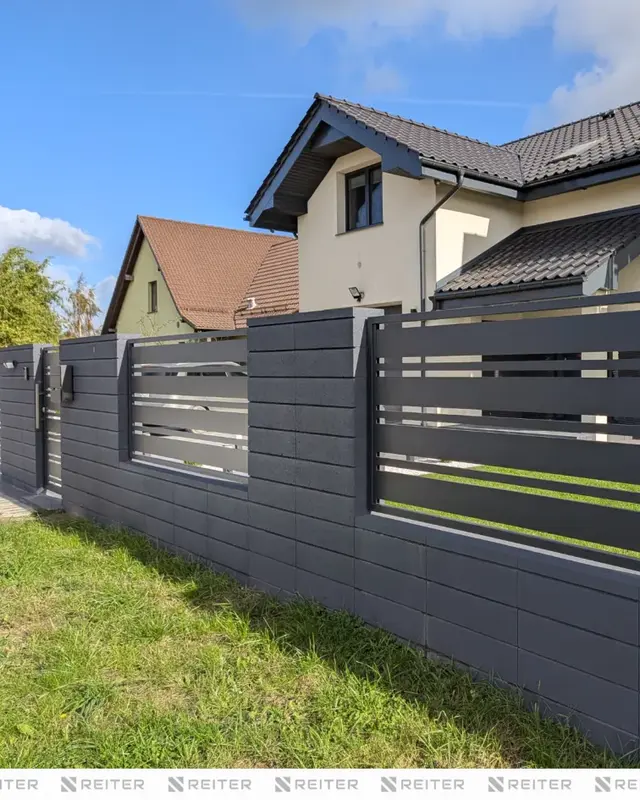 Pepowo, nowoczesne ogrodzenie aluminiowe pomorskie 3