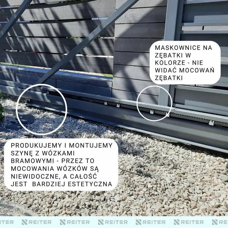 brama przesuwna z fundamentem i napedem w slupie poziomy wzor ogrodzenia kolo gdanska bielkowo 4