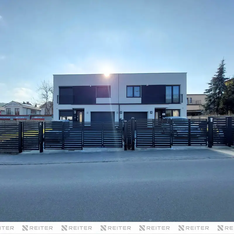 nowoczesne ogrodzenie przed blizniakami w rumii kolo wejherowa