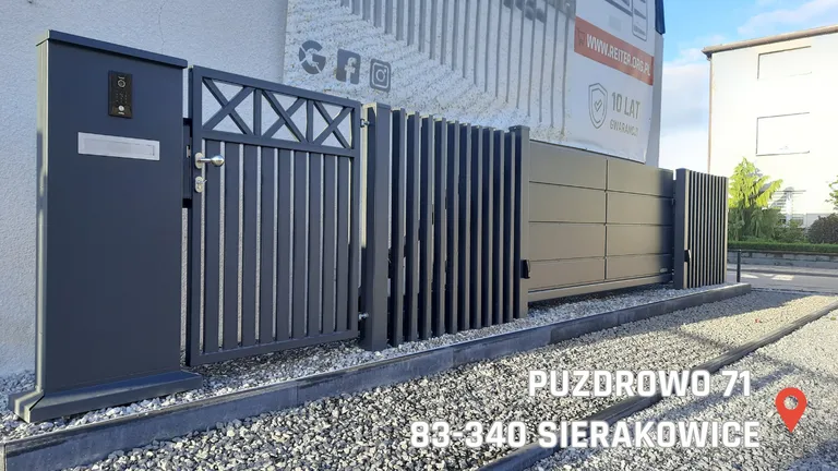 Nowoczesne wzory ogrodzenia Kartuzy